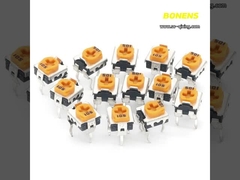 RM063 gele enkel draaiende koolstoffilm trimmer potentiometer 500 ohm 1k 5K 50K