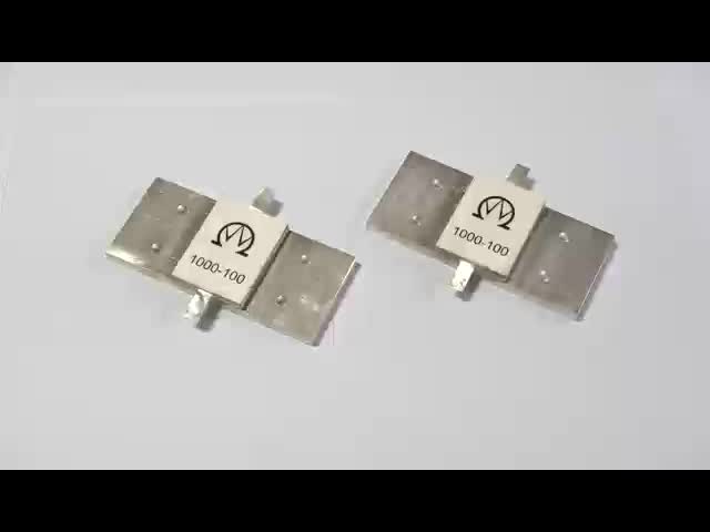 1000W 0,1 Ohm Keramische samenstelling Hoge vermogen RF flensresistor